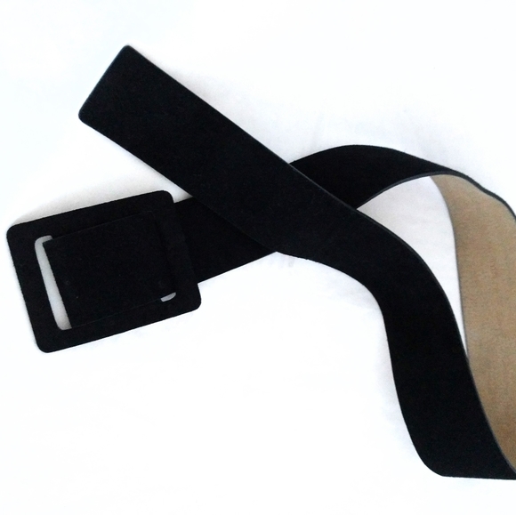 BETSY JOHNSON black square buckle belt - Picture 5 of 7